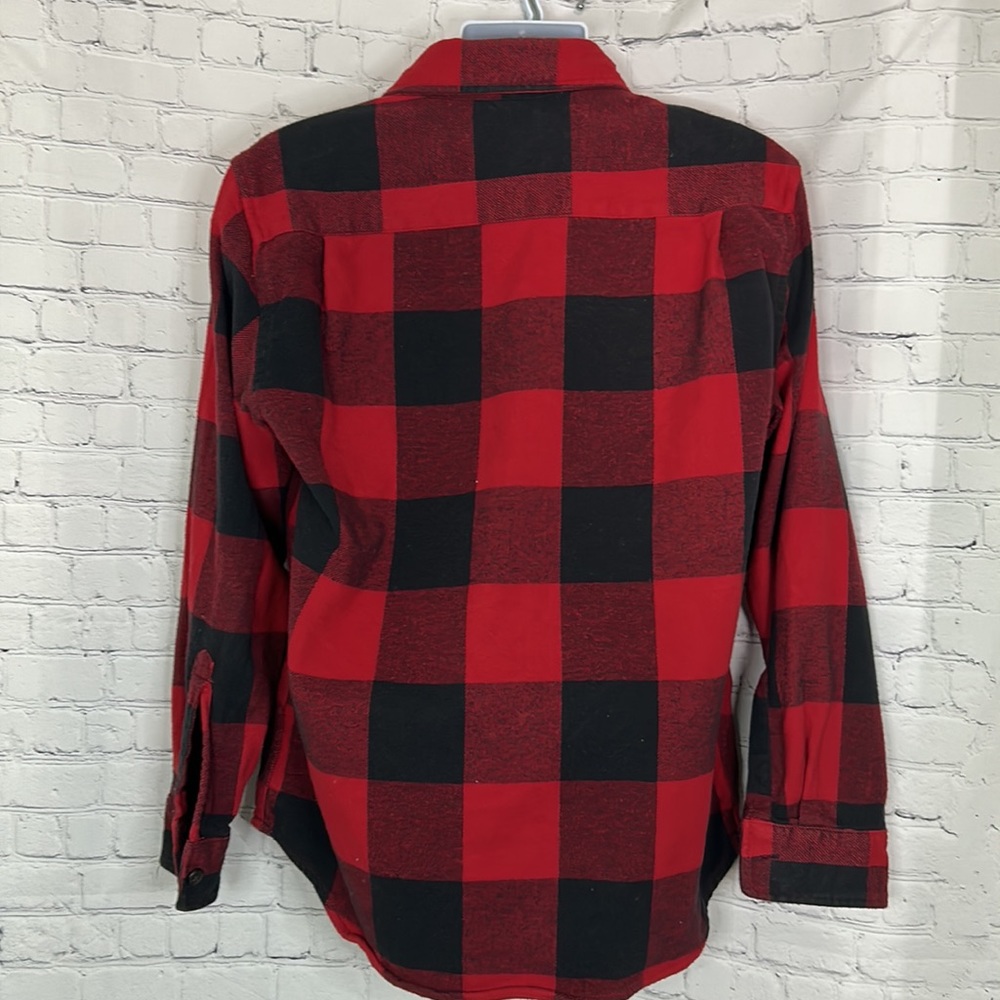 St John’s Bay LS Buffaloes Plaid Flannel Sz M - Picture 5 of 6